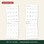 Advent Activity Calendar Cards – 32 Family Christmas Activities – Look inside