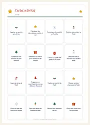 Calendrier de l'Avent d'activités – 32 cartes à imprimer – page 3