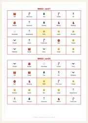 Christmas Bingo – 12 Printable Picture Cards + Calling Cards – page 5