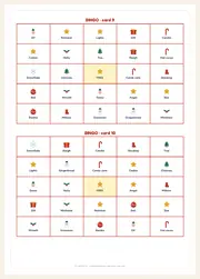 Christmas Bingo – 12 Printable Picture Cards + Calling Cards – page 6