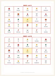 Christmas Bingo – 12 Printable Picture Cards + Calling Cards – page 7
