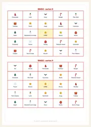 Bingo / loto de Noël à imprimer – 12 cartons illustrés – page 3