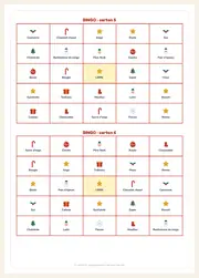 Bingo / loto de Noël à imprimer – 12 cartons illustrés – page 4