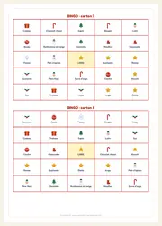 Bingo / loto de Noël à imprimer – 12 cartons illustrés – page 5