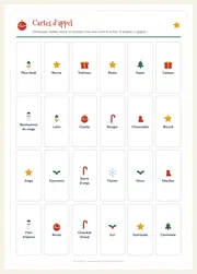 Bingo / loto de Noël à imprimer – 12 cartons illustrés – page 8
