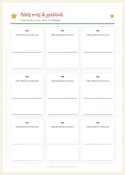 Kit table de Noël – Marque-places, menu et questions pour le repas – page 5