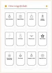 Printable Christmas Gift Tags – 36 Tags in 12 Designs – page 4