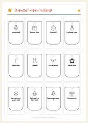 Étiquettes cadeaux de Noël à imprimer – 36 étiquettes, 12 modèles – page 4