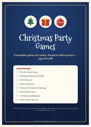 Christmas Party Games Bundle (8 printable games) – page 1