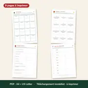 Jeux de Noël à imprimer – Kit de 8 jeux pour la fête – Aperçu de l'intérieur