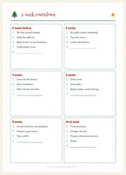 Christmas Planner & Holiday Budget Tracker – Printable PDF – page 2