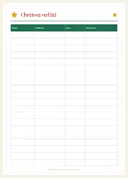 Christmas Planner & Holiday Budget Tracker – Printable PDF – page 5