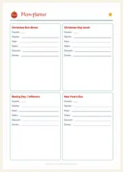 Christmas Planner & Holiday Budget Tracker – Printable PDF – page 6