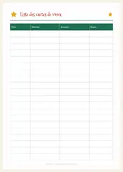 Agenda de Noël & budget des fêtes – PDF à imprimer – page 5