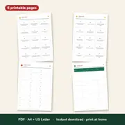 Family Christmas Trivia Game – 30 Printable Quiz Cards – Look inside
