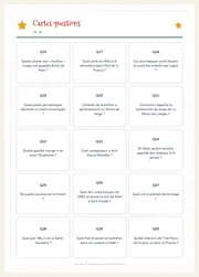 Quiz de Noël en famille – 30 cartes questions à imprimer – page 3