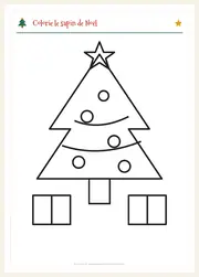 Cahier d'activités de Noël à imprimer – Jeux, labyrinthe et coloriages (4–9 ans) – page 4