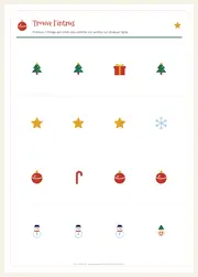 Cahier d'activités de Noël à imprimer – Jeux, labyrinthe et coloriages (4–9 ans) – page 8