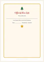 Letter from Santa Printable Set β Nice List Certificate & Envelope β page 4