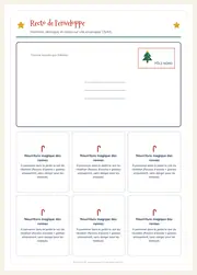 Lettre du Père Noël à imprimer – Certificat et enveloppe du pôle Nord – page 5