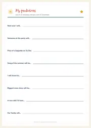 New Year's Eve Party Games – 6 Printable Family Games – page 5