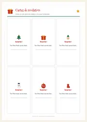 Kit Père Noël secret à imprimer – Invitation, liste, tirage, étiquettes – page 5